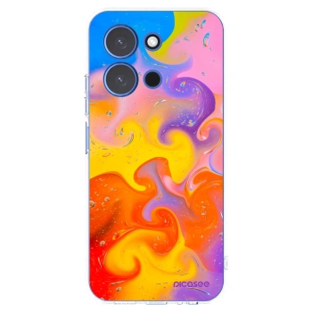 Picasee silikonový průhledný obal pro Xiaomi Redmi 15C 4G - Bubbles