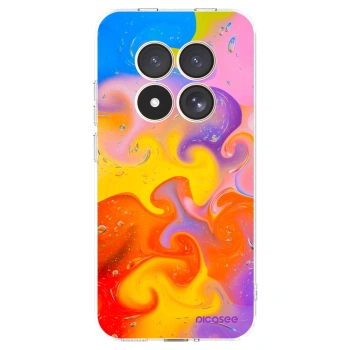 Picasee silikonový průhledný obal pro Xiaomi Redmi Note 15 Pro 4G - Bubbles