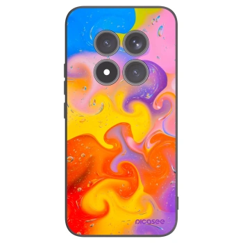 Picasee silikonový černý obal pro Xiaomi Redmi Note 15 Pro+ - Bubbles