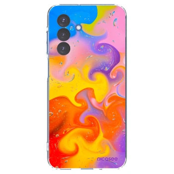 Picasee silikonový průhledný obal pro Samsung Galaxy A17 5G - Bubbles
