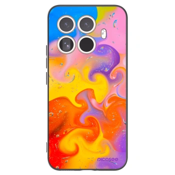 Picasee silikonový černý obal pro Xiaomi 15T Pro - Bubbles