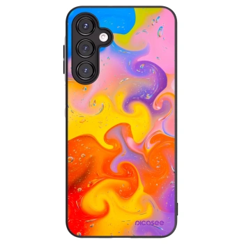 Picasee silikonový černý obal pro Samsung Galaxy A16 4G - Bubbles