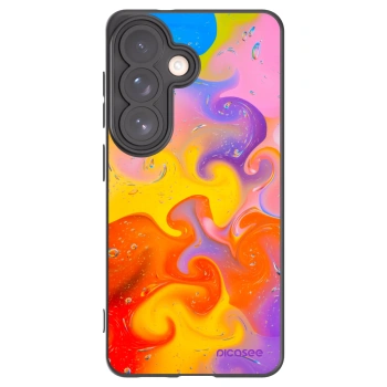 Picasee silikonový černý obal pro Samsung Galaxy S26 - Bubbles