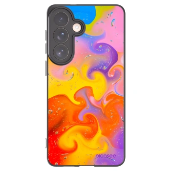 Picasee silikonový černý obal pro Samsung Galaxy S26+ - Bubbles