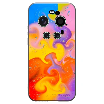 Picasee silikonový černý obal pro Xiaomi 17 Ultra - Bubbles