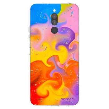 Picasee silikonový průhledný obal pro Xiaomi Redmi 8 - Bubbles