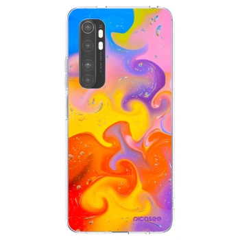 Picasee silikonový průhledný obal pro Xiaomi Mi Note 10 Lite - Bubbles