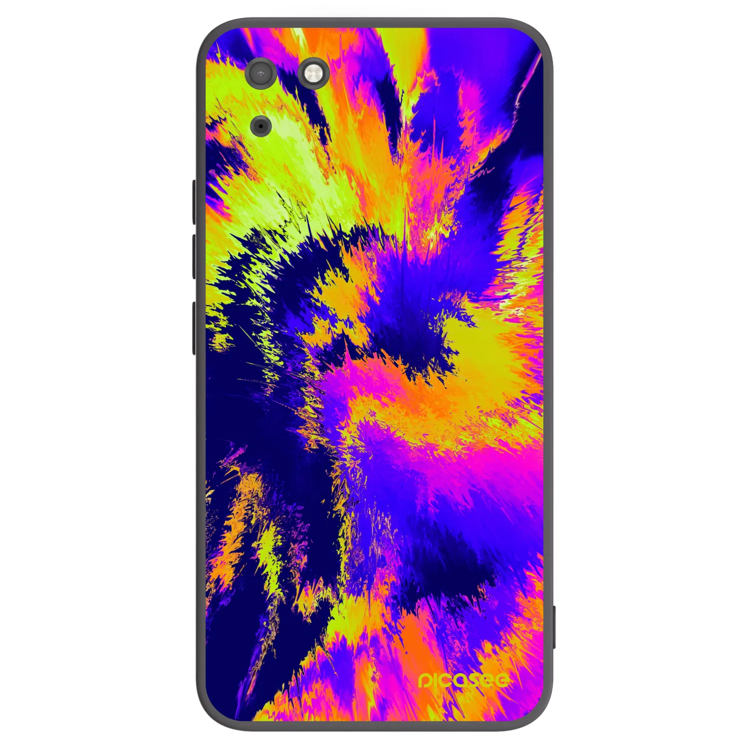 Picasee silikonový černý obal pro Huawei Y5P - Burn