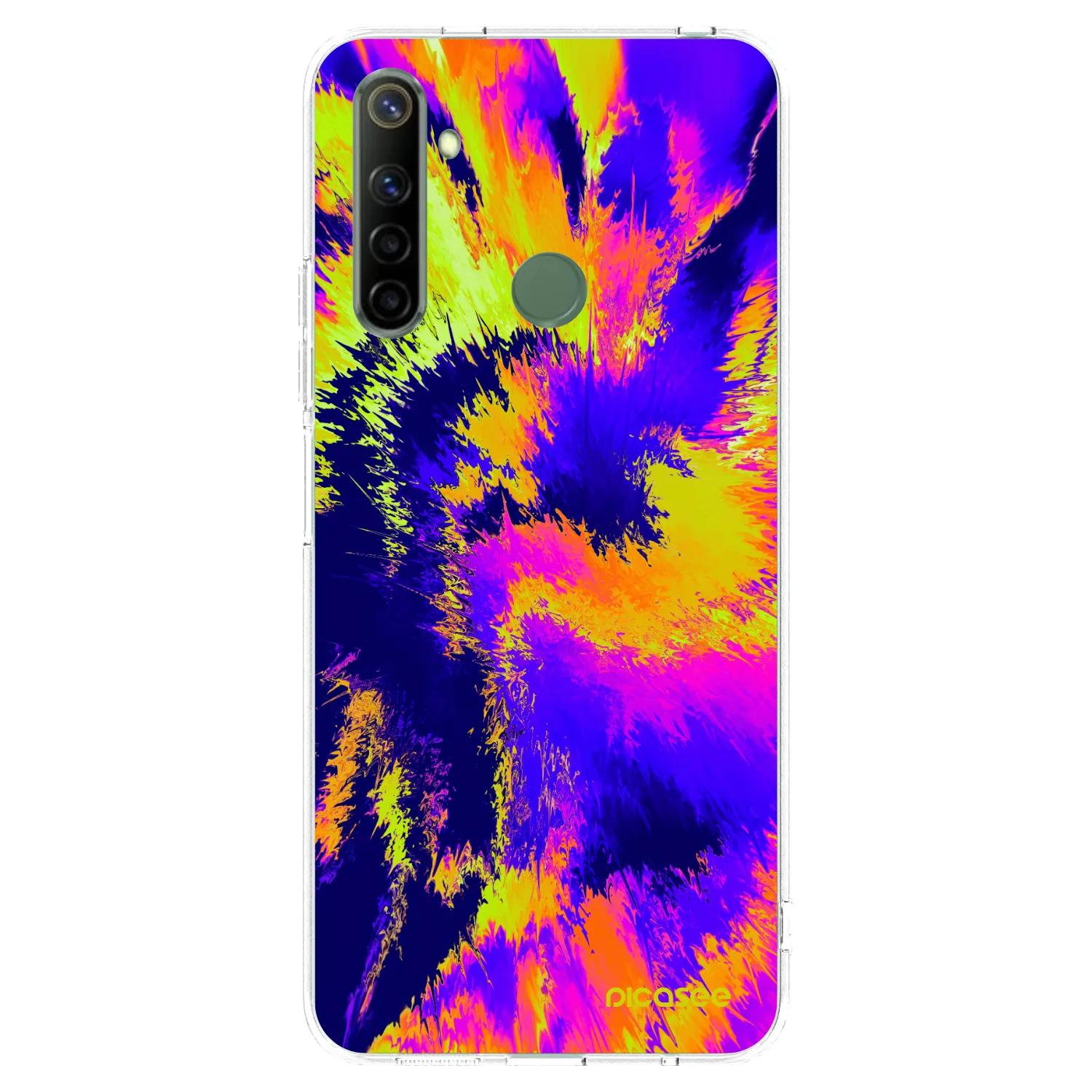 Picasee silikonový průhledný obal pro Realme 6i - Burn