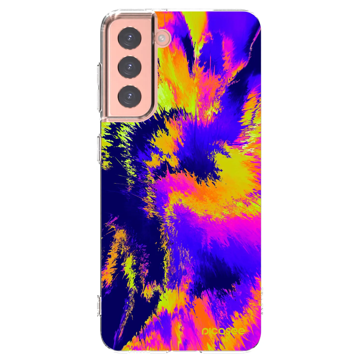 Picasee silikonový průhledný obal pro Samsung Galaxy S21 5G G991B - Burn