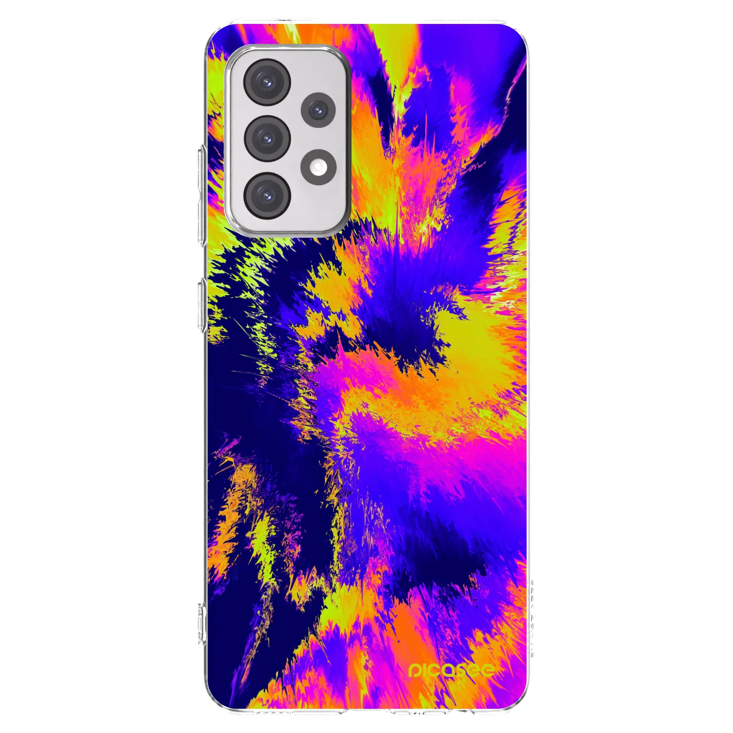 Picasee silikonový průhledný obal pro Samsung Galaxy A52 5G A525F - Burn