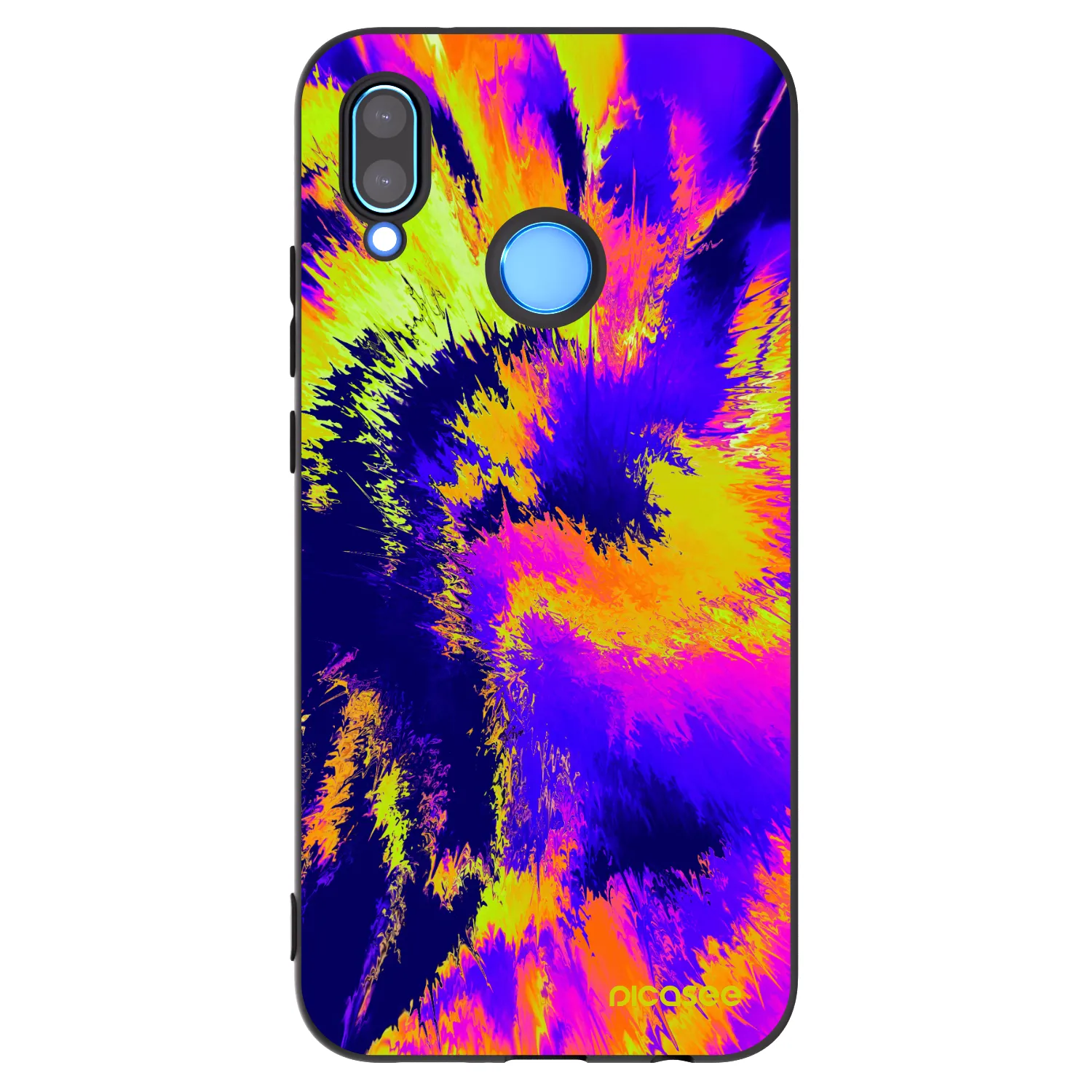 Picasee silikonový černý obal pro Huawei P20 Lite - Burn