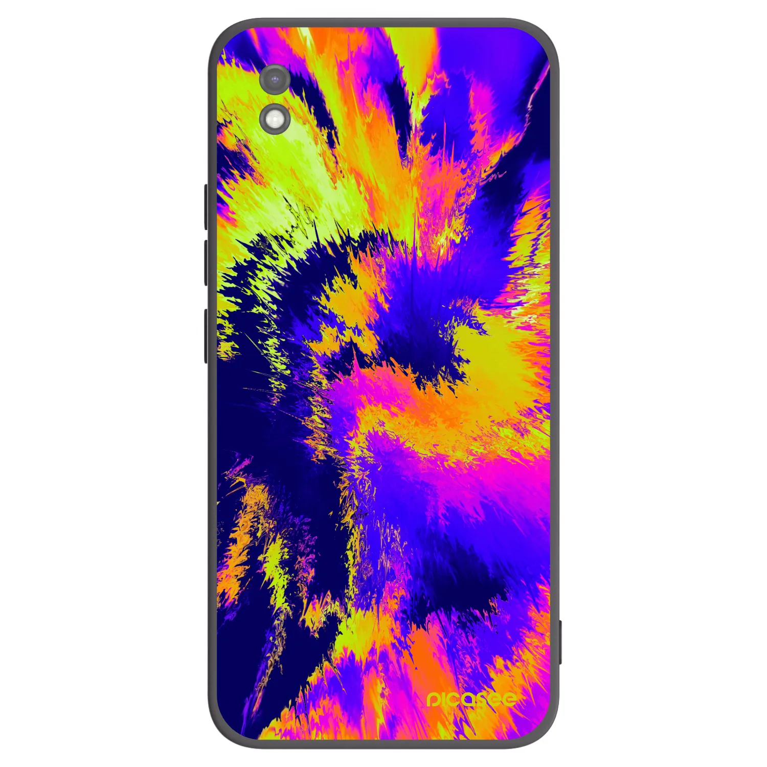 Picasee silikonový černý obal pro Xiaomi Redmi 9AT - Burn
