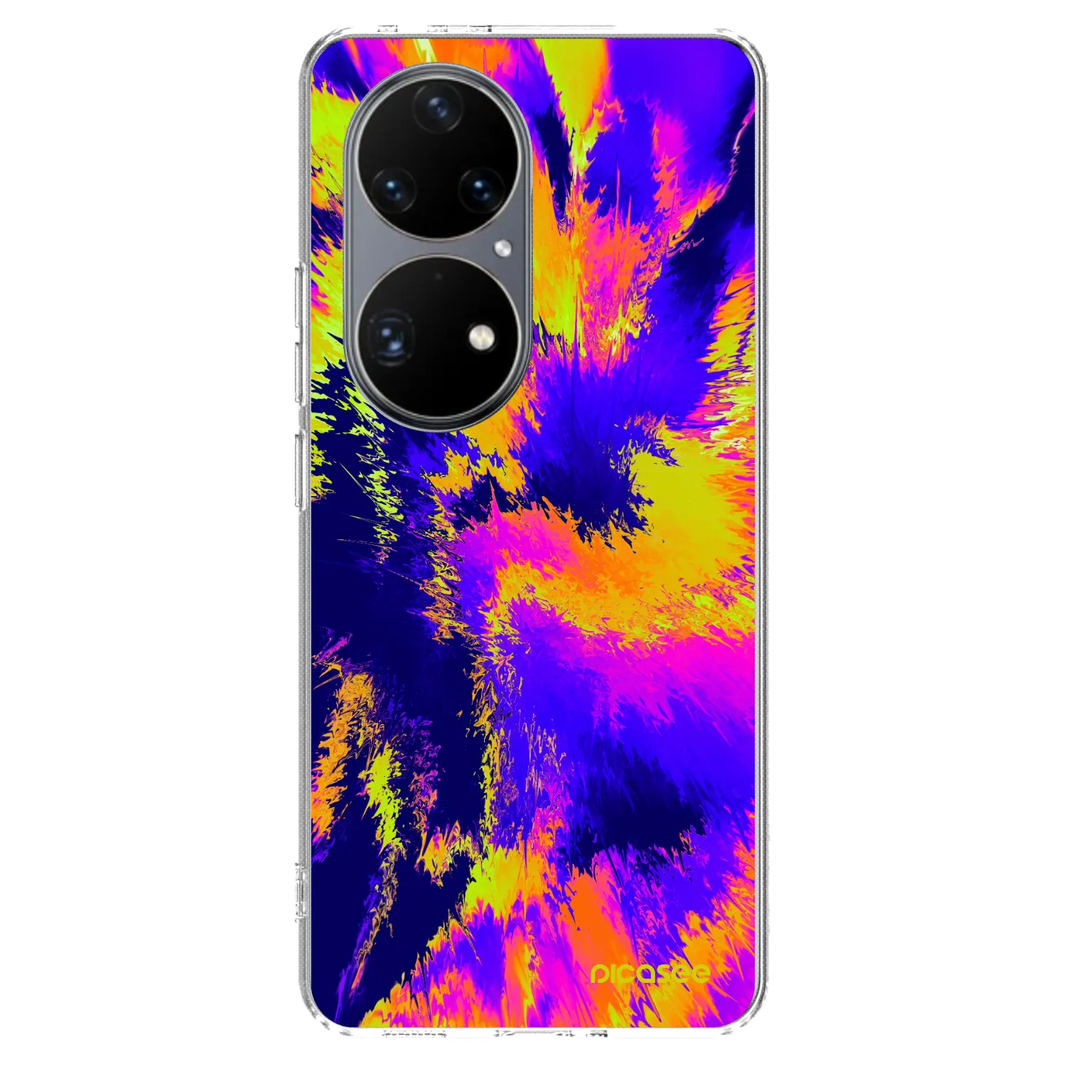 Picasee silikonový průhledný obal pro Huawei P50 - Burn