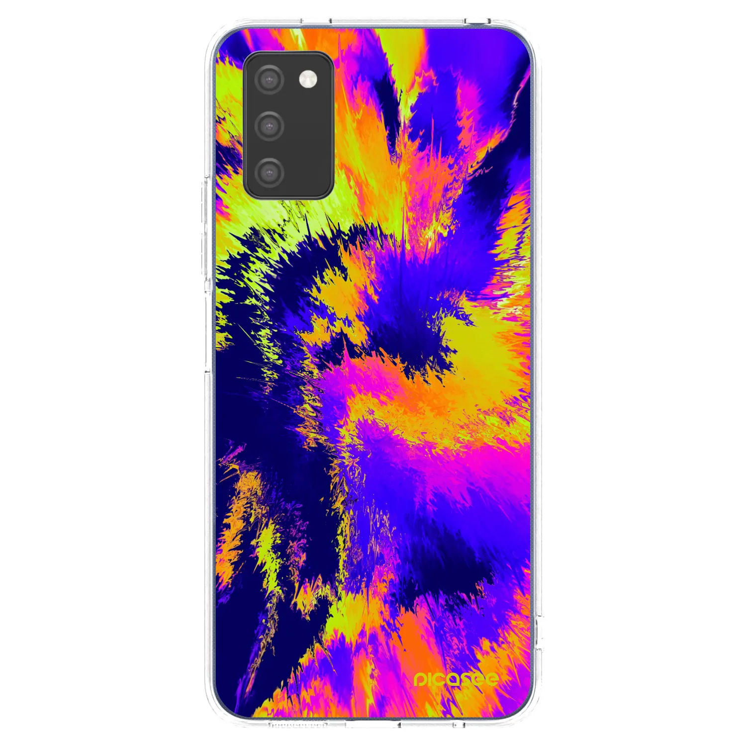Picasee silikonový průhledný obal pro Samsung Galaxy A03s A037G - Burn