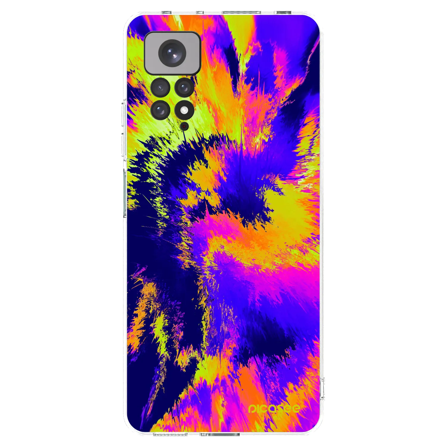 Picasee silikonový průhledný obal pro Xiaomi Redmi Note 11 - Burn