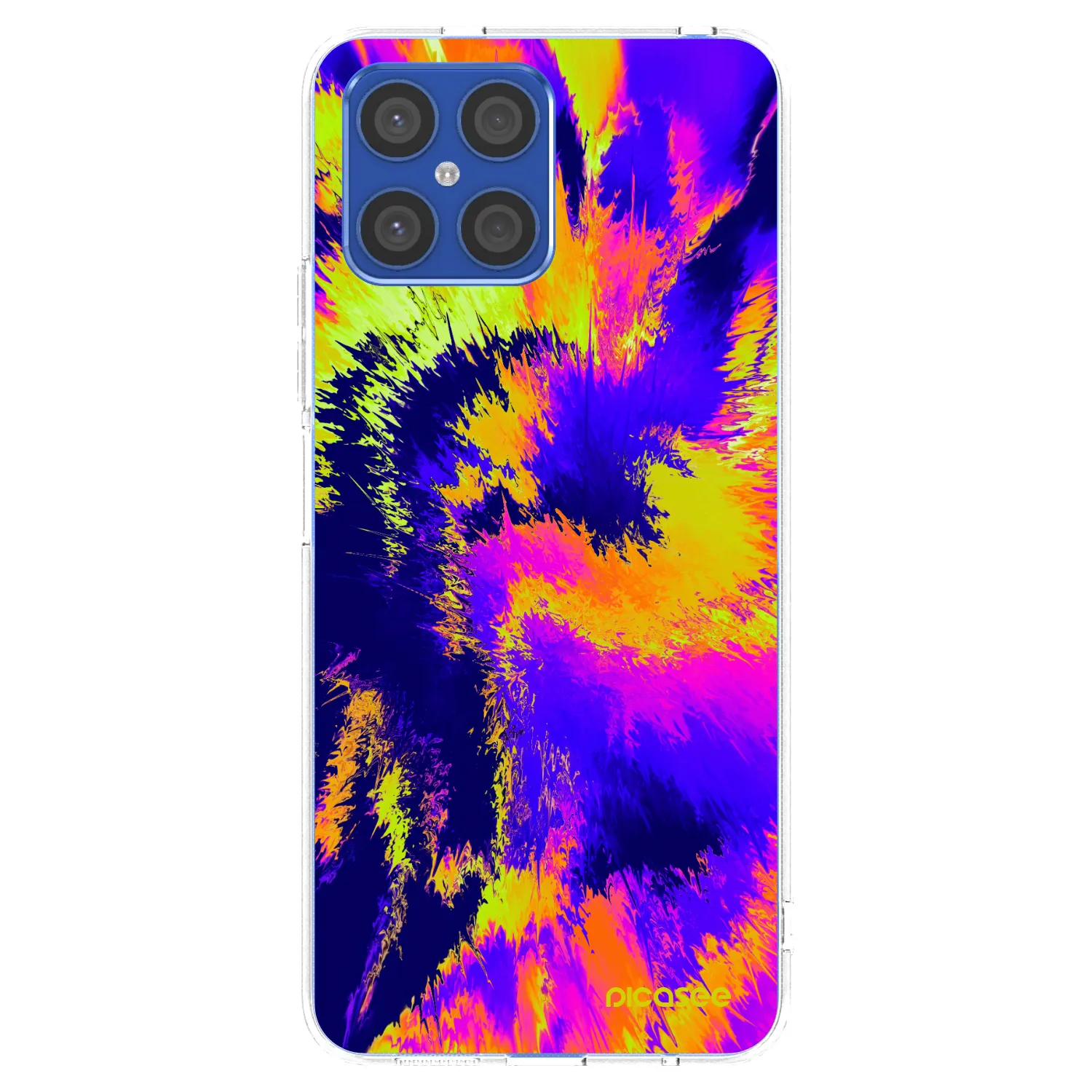 Picasee silikonový průhledný obal pro Honor X8 4G - Burn