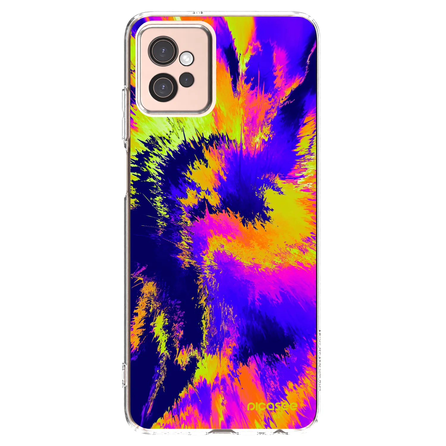 Picasee silikonový průhledný obal pro Motorola Moto G32 - Burn