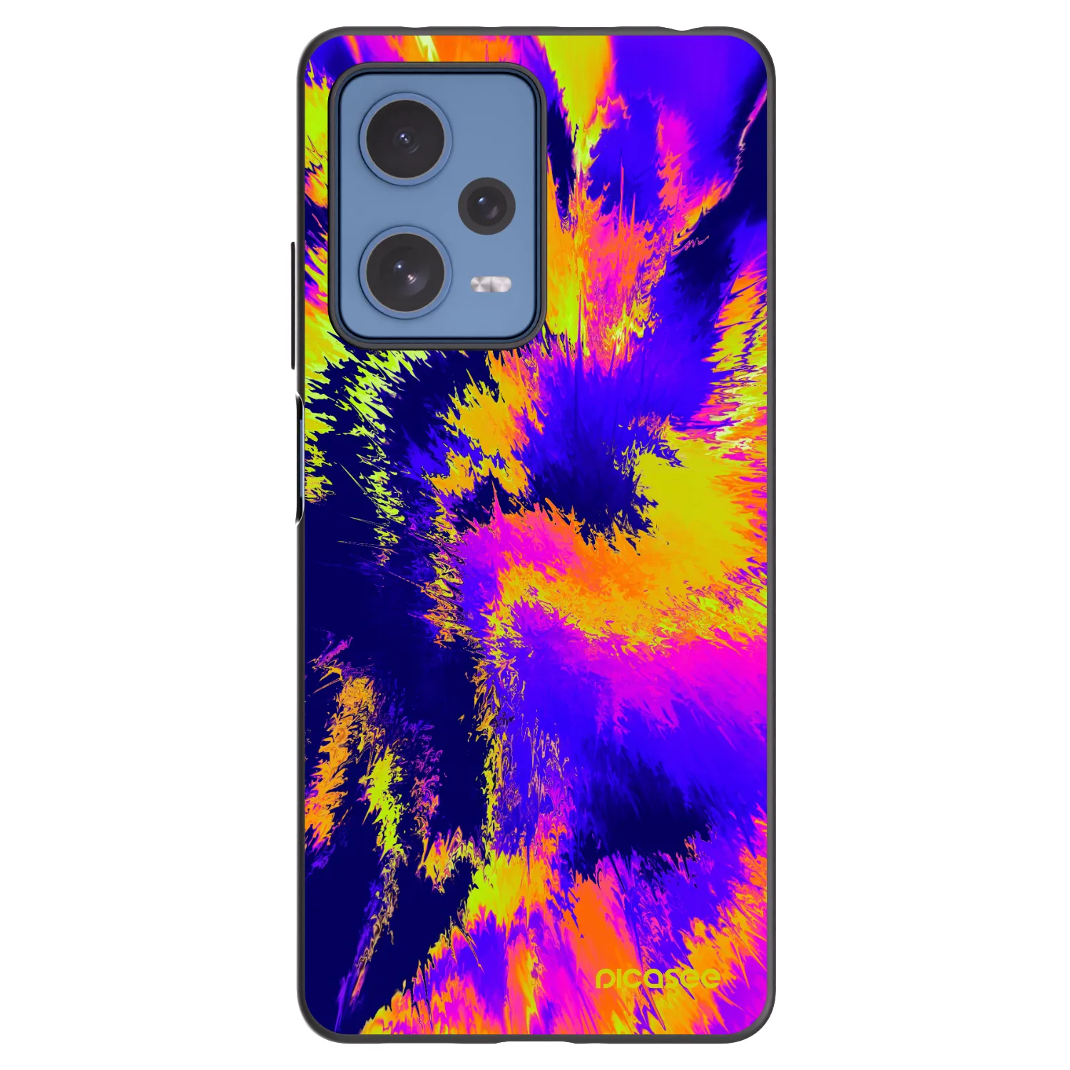 Picasee silikonový černý obal pro Xiaomi Redmi Note 12 Pro 5G - Burn