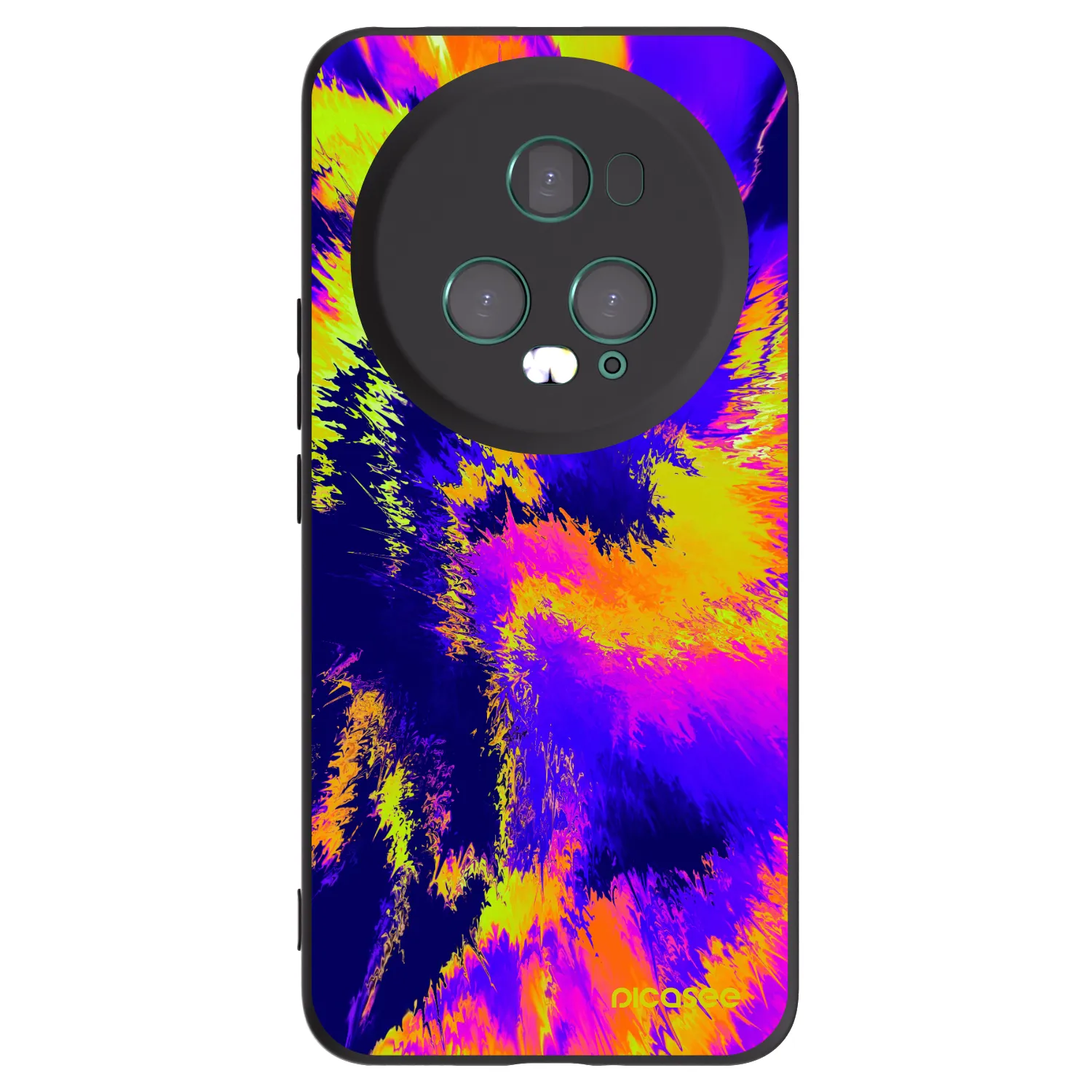 Picasee silikonový černý obal pro Honor Magic5 Pro - Burn