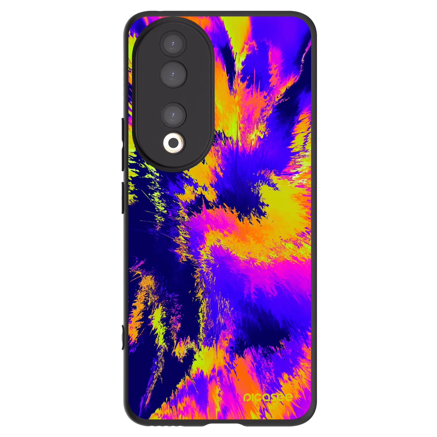 Picasee silikonový černý obal pro Honor 90 5G - Burn