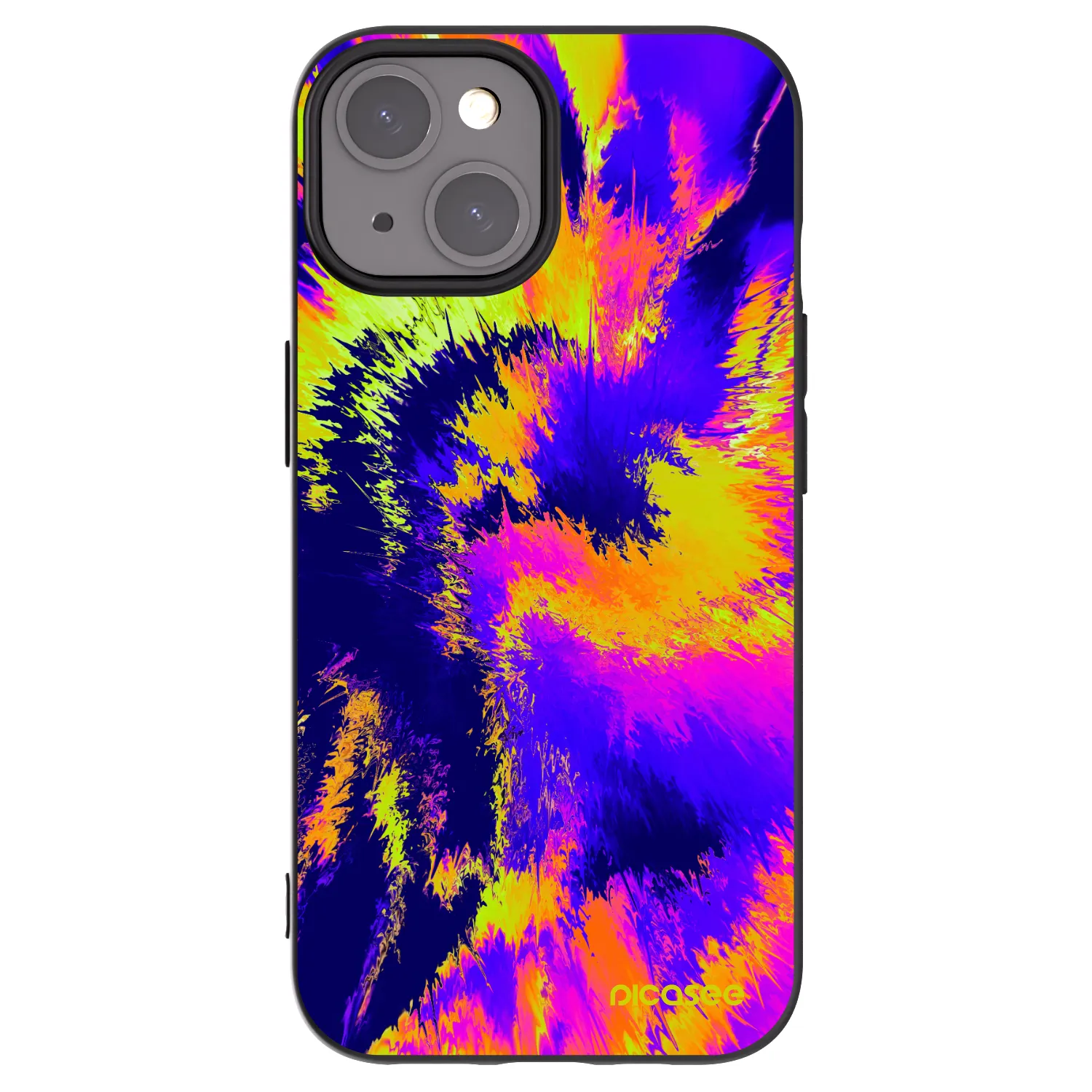 Picasee silikonový černý obal pro Apple iPhone 15 - Burn