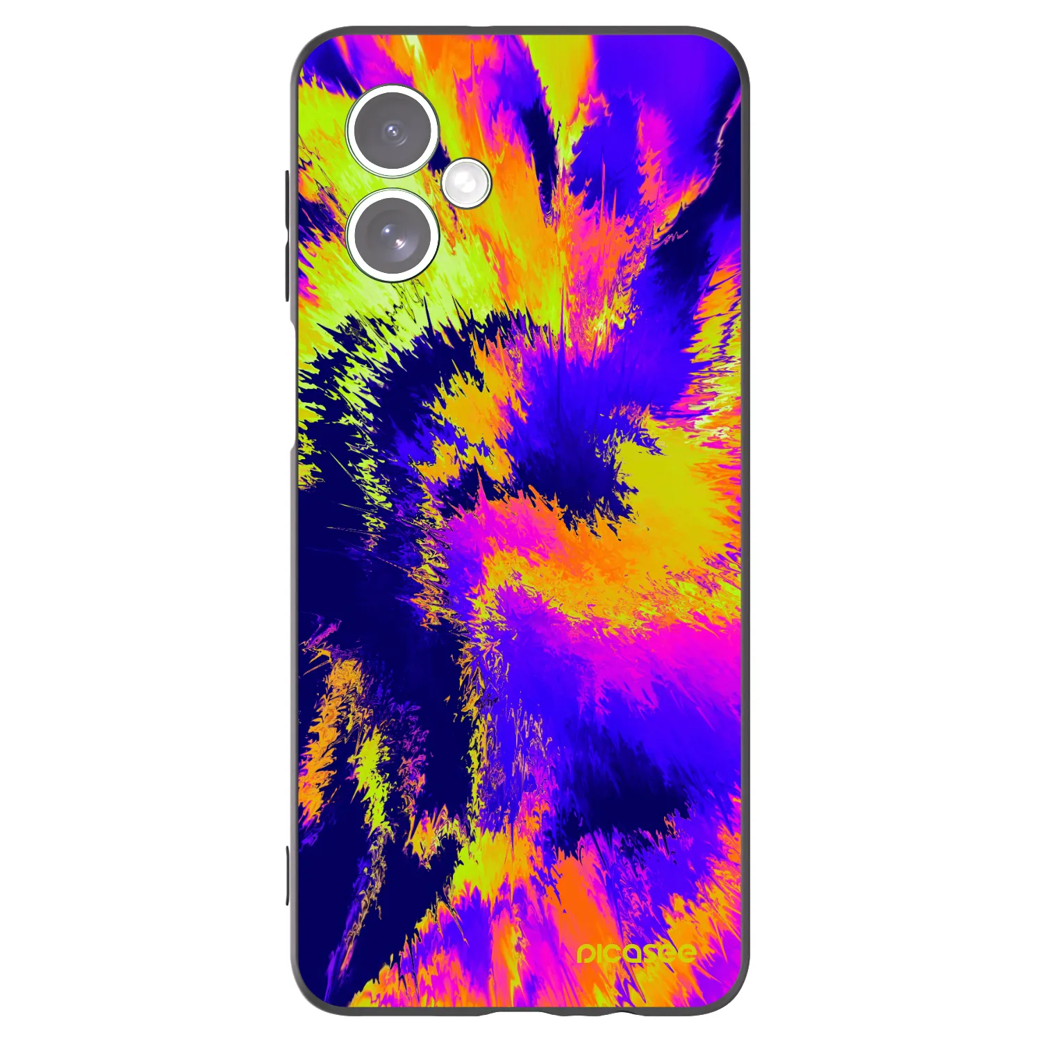 Picasee silikonový černý obal pro Motorola Moto G54 5G - Burn