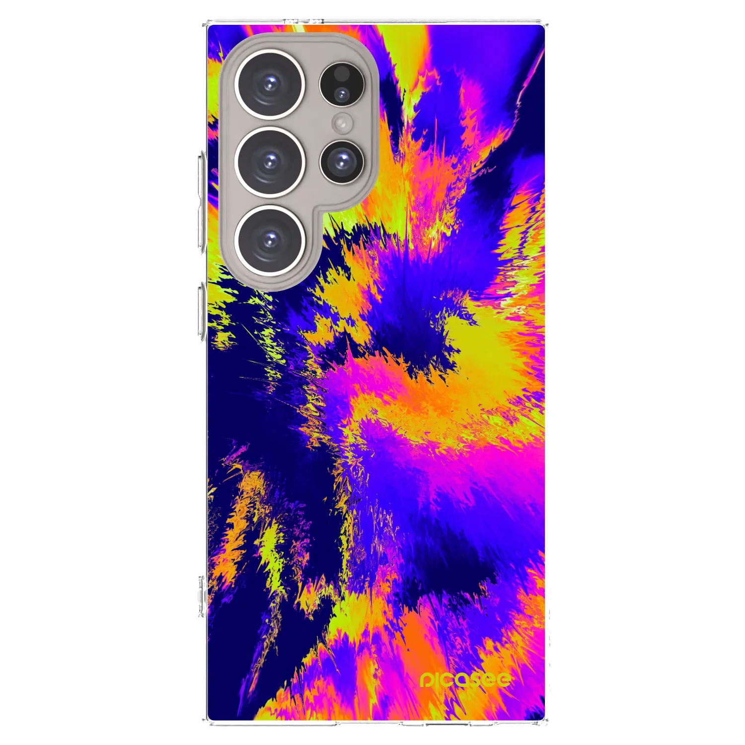 Picasee silikonový průhledný obal pro Samsung Galaxy S24 Ultra S928B 5G - Burn