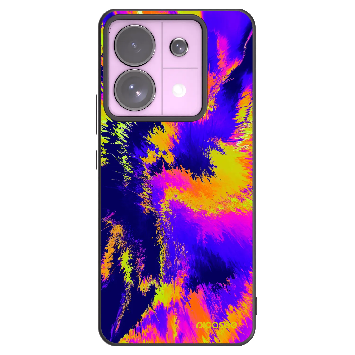Picasee silikonový černý obal pro Xiaomi Redmi Note 13 Pro 5G - Burn