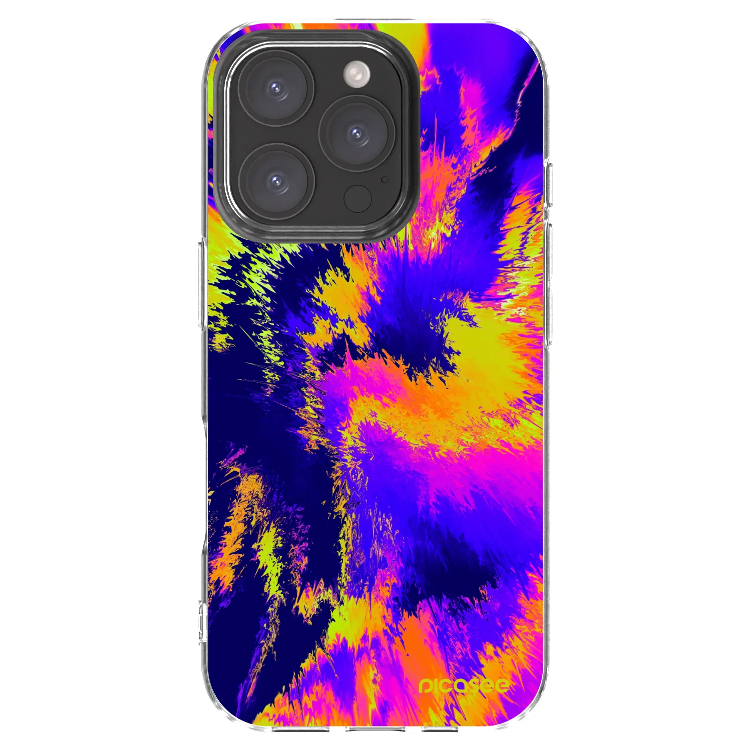 Picasee silikonový průhledný obal pro Apple iPhone 16 Pro - Burn