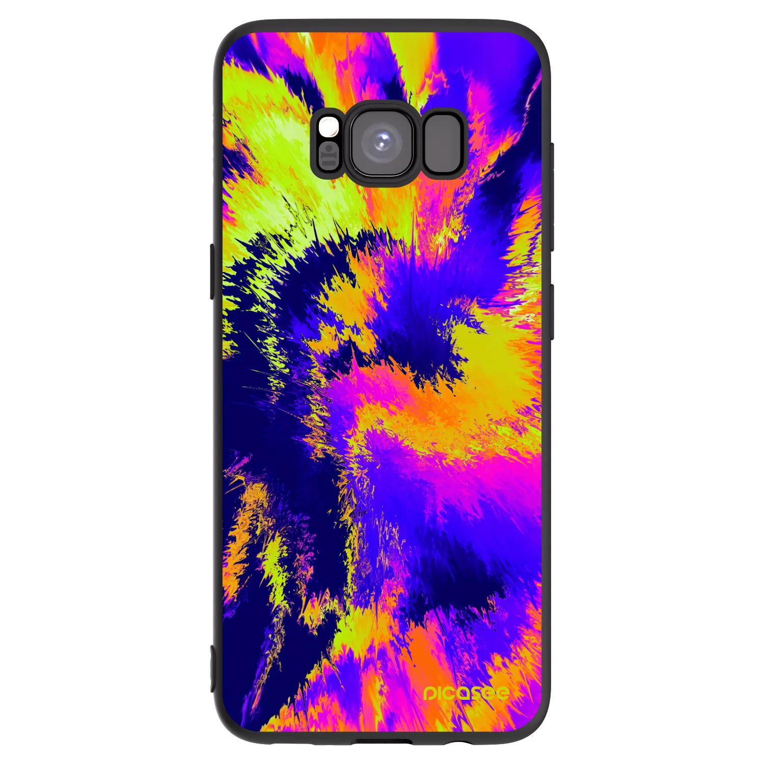 Picasee silikonový černý obal pro Samsung Galaxy S8 G950F - Burn