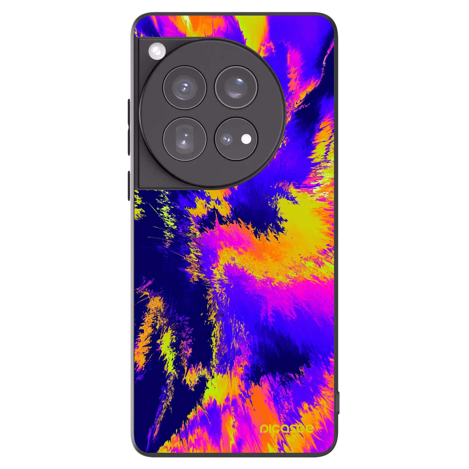 Picasee silikonový černý obal pro OnePlus 12 5G - Burn