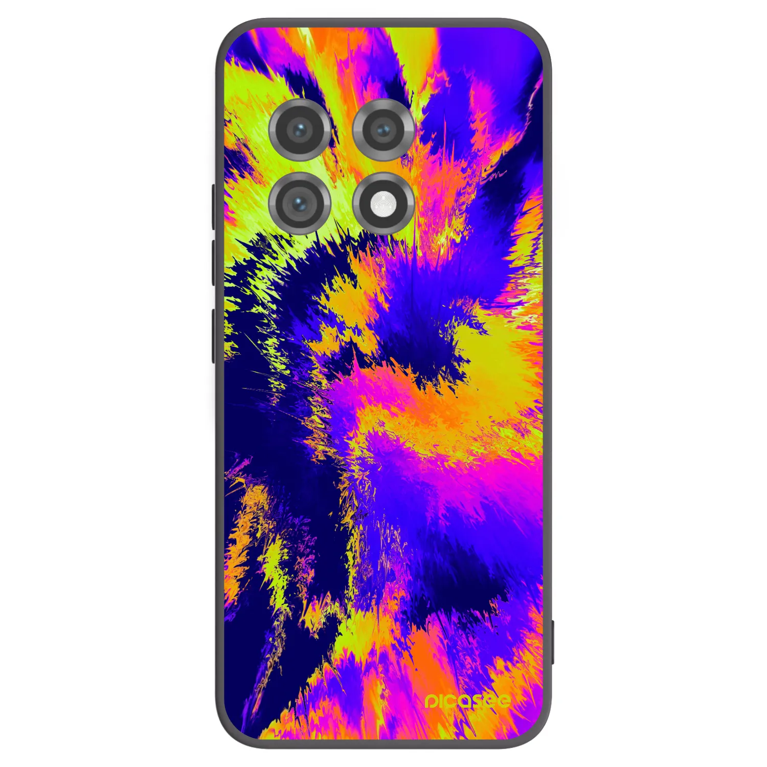 Picasee silikonový černý obal pro OnePlus 11 5G - Burn