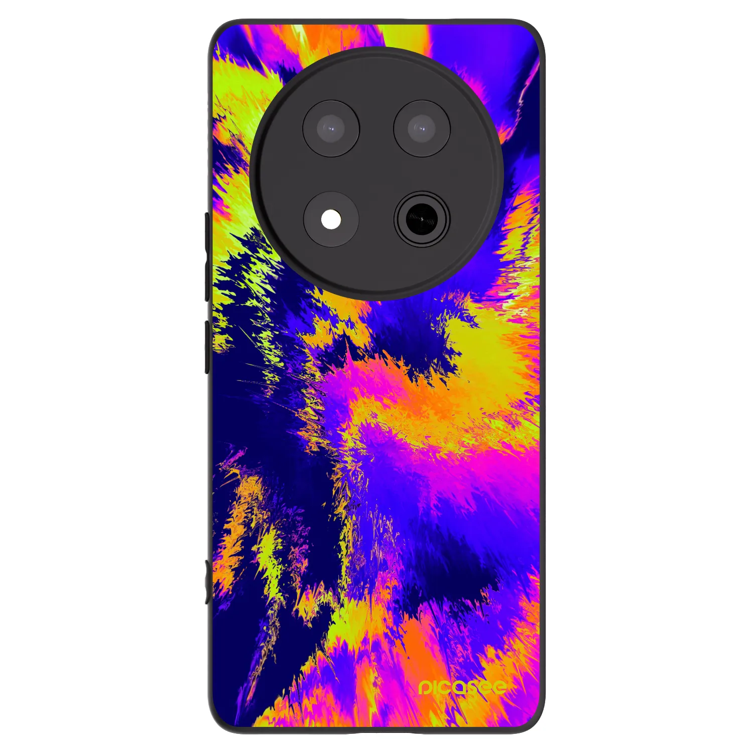 Picasee silikonový černý obal pro Honor Magic7 Lite 5G - Burn