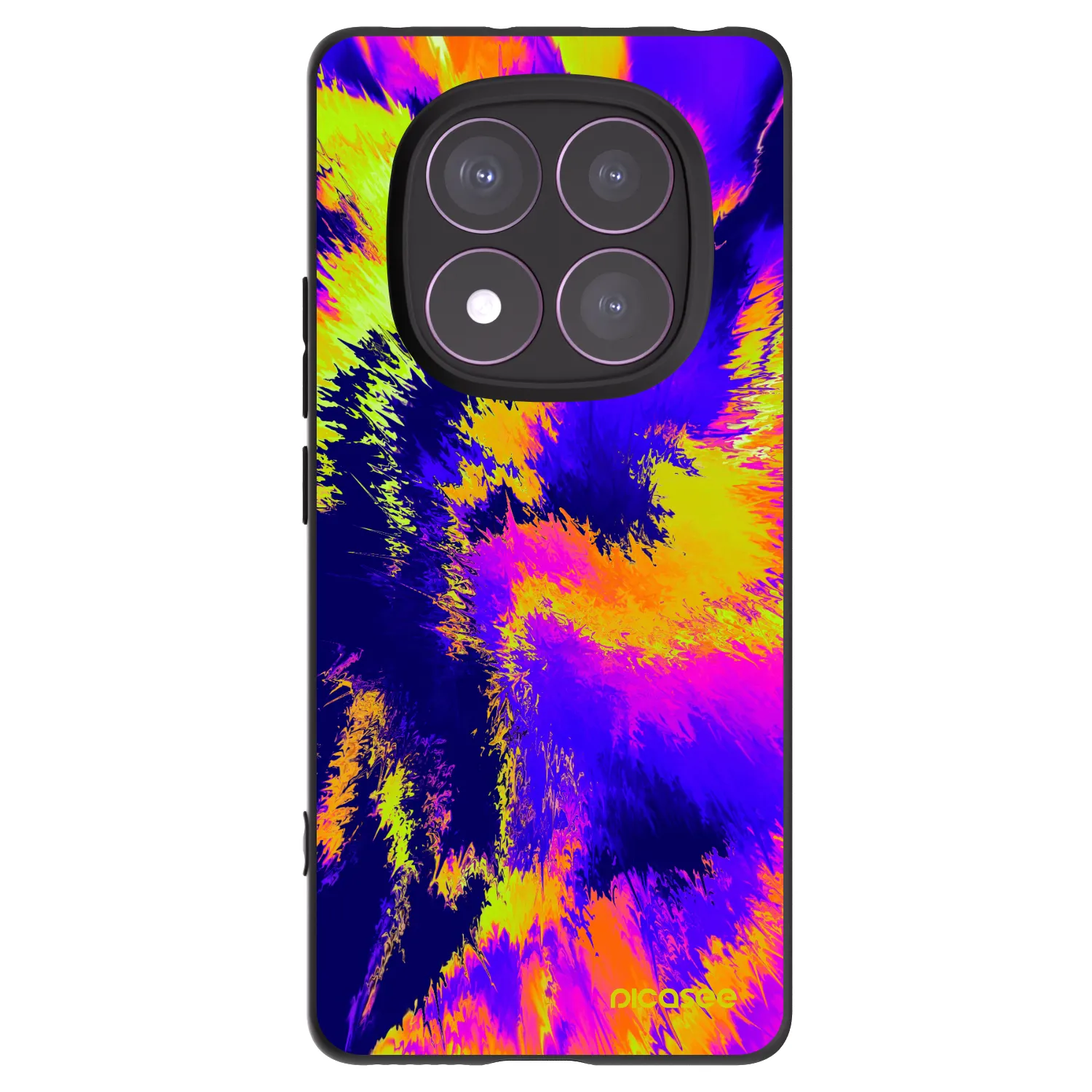 Picasee silikonový černý obal pro Xiaomi Redmi Note 14 Pro 4G - Burn