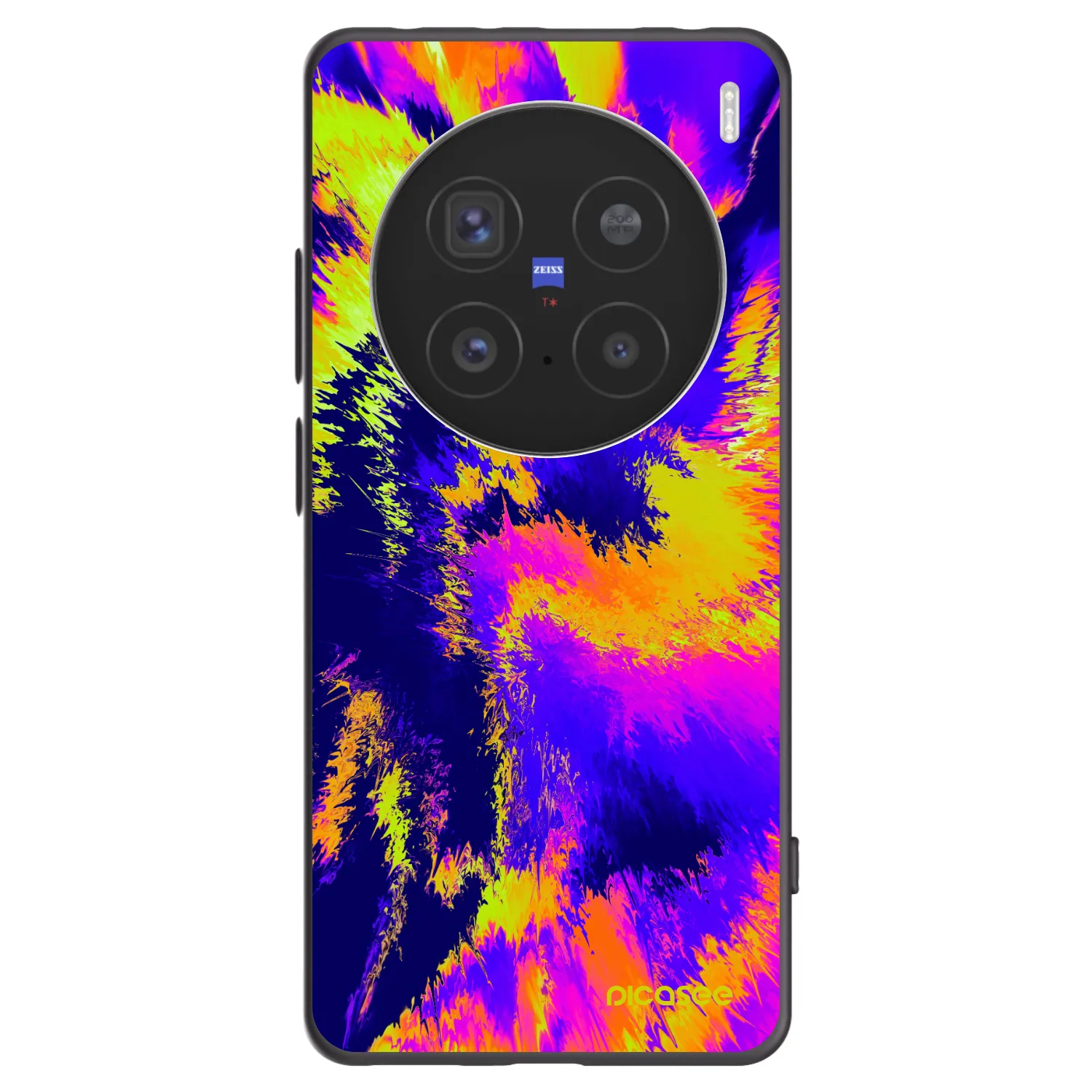Picasee silikonový černý obal pro Vivo X200 Pro - Burn