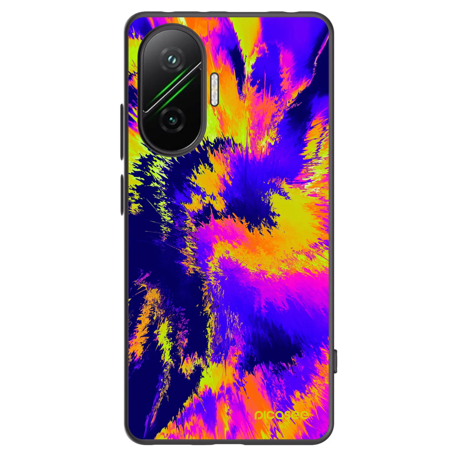 Picasee silikonový černý obal pro Xiaomi Poco F7 5G - Burn