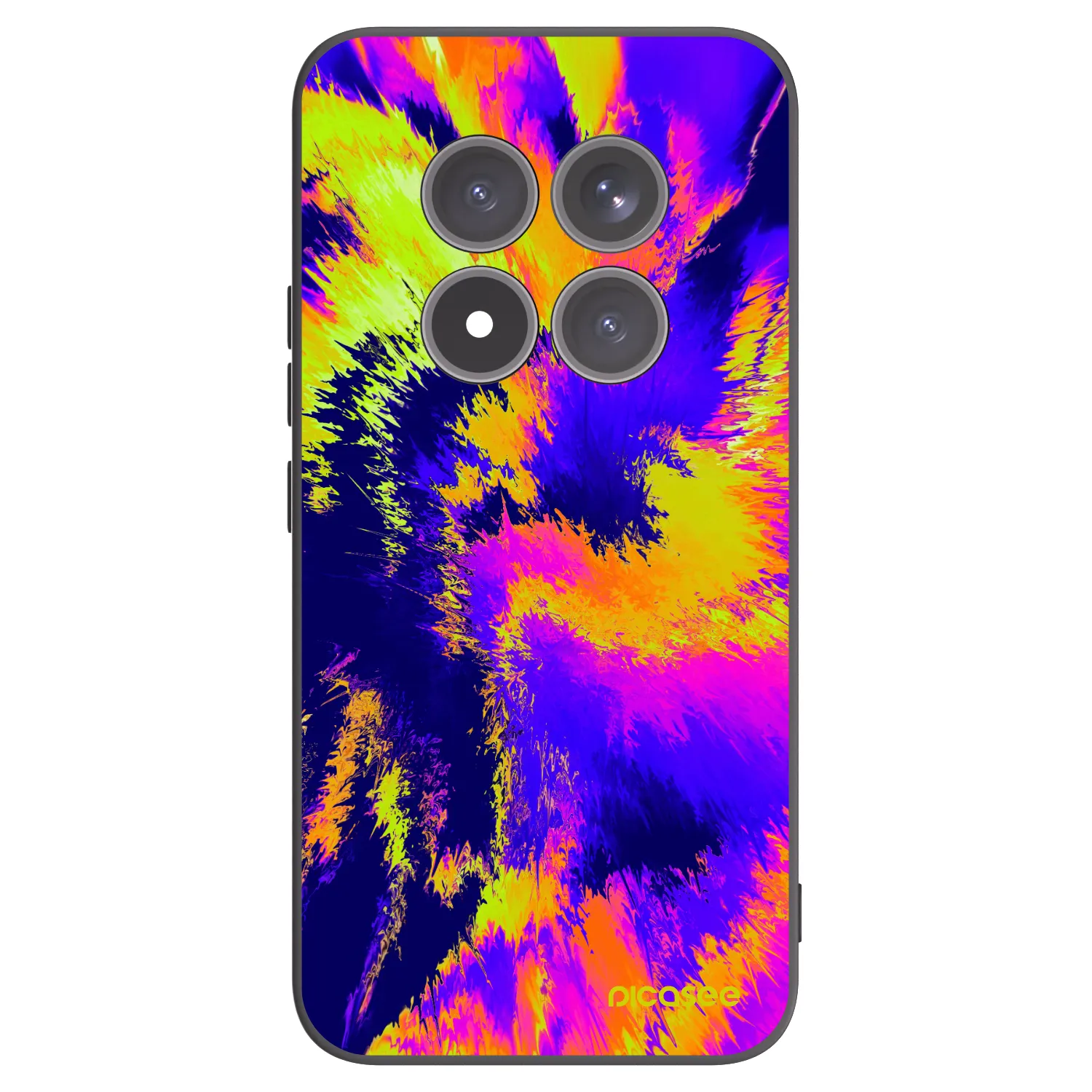 Picasee silikonový černý obal pro Xiaomi Redmi Note 15 Pro+ - Burn