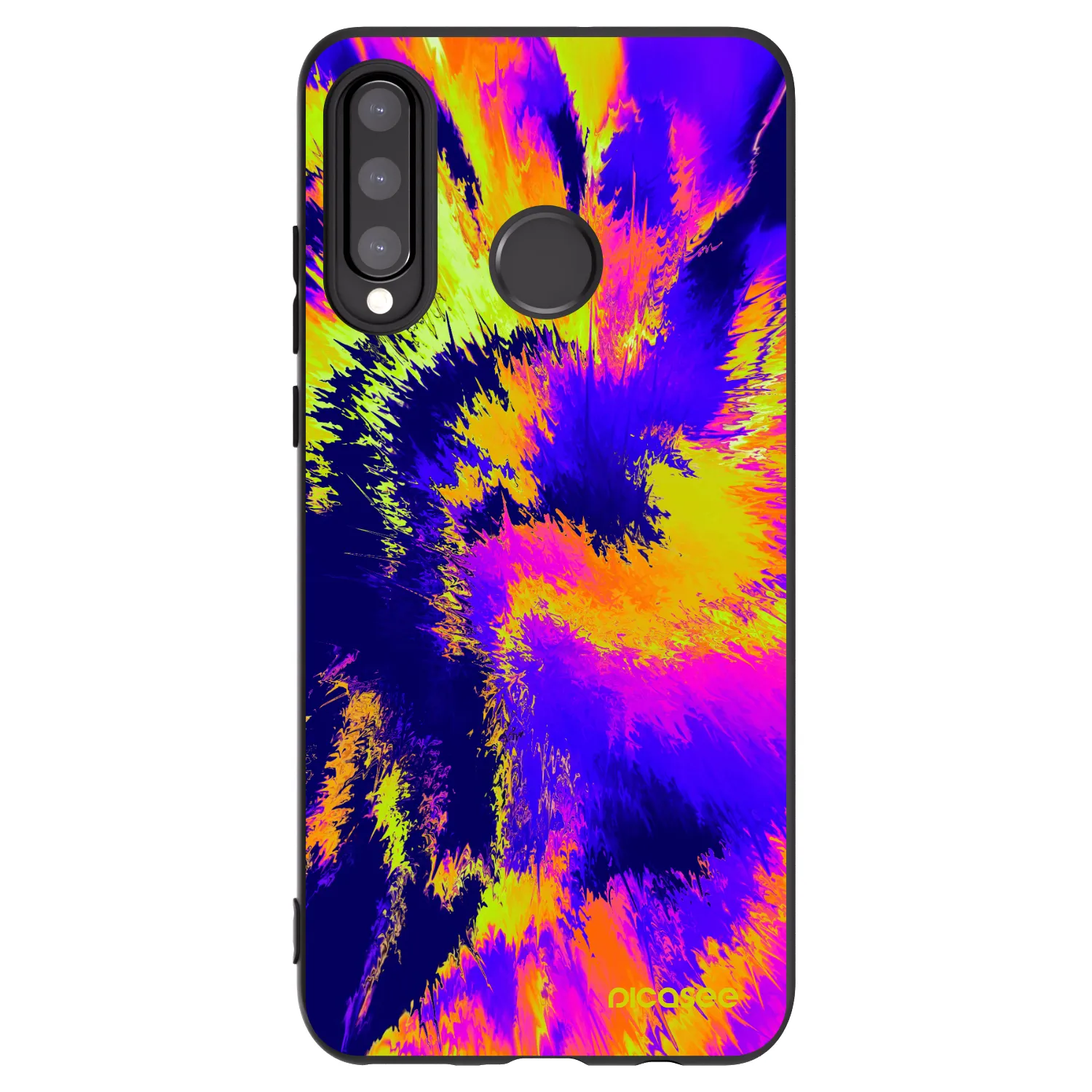 Picasee silikonový černý obal pro Huawei P30 Lite - Burn