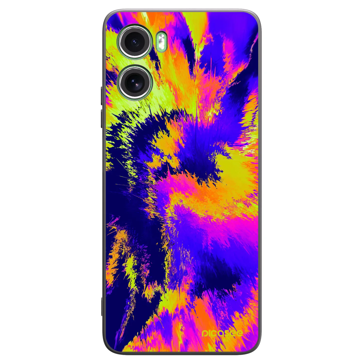 Picasee silikonový černý obal pro Motorola Moto G06 - Burn