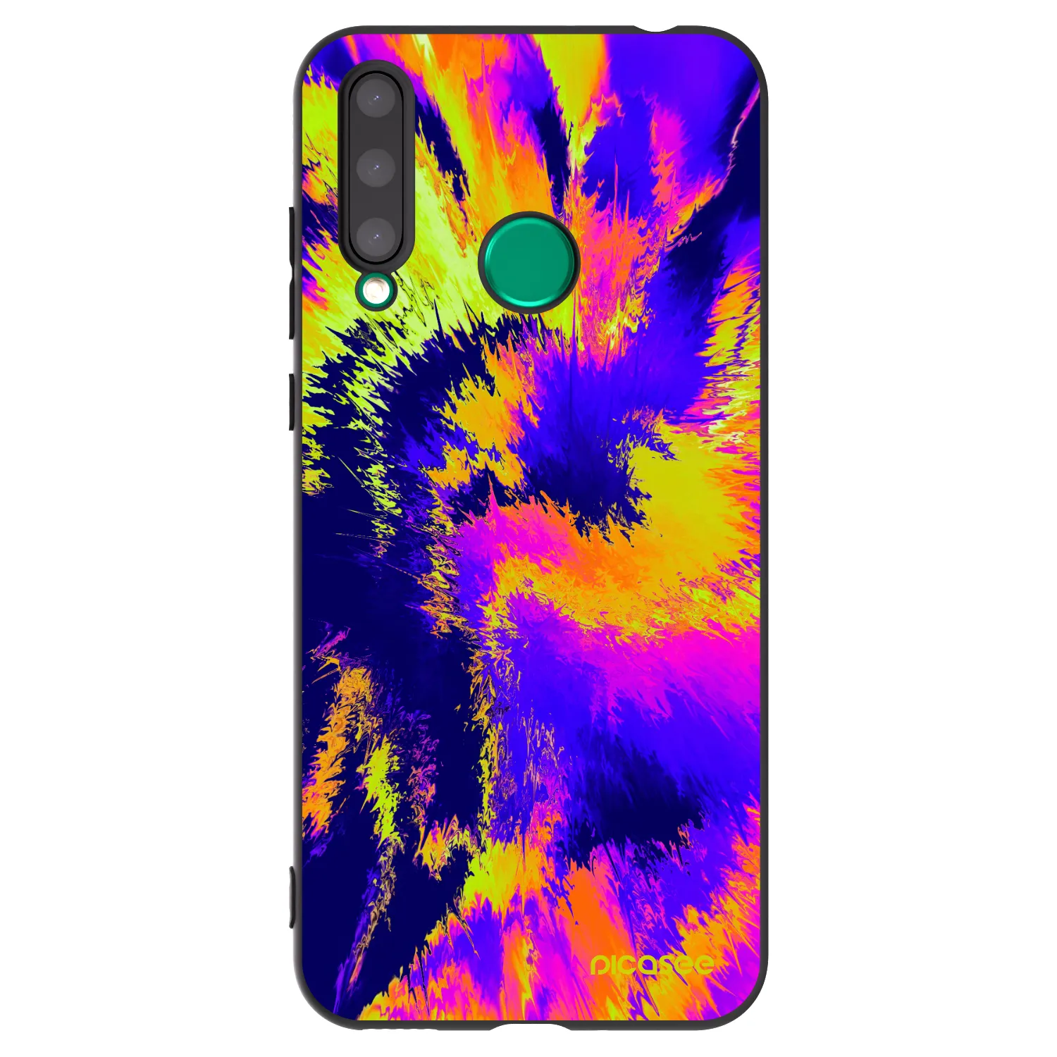 Picasee silikonový černý obal pro Honor 20 Lite - Burn