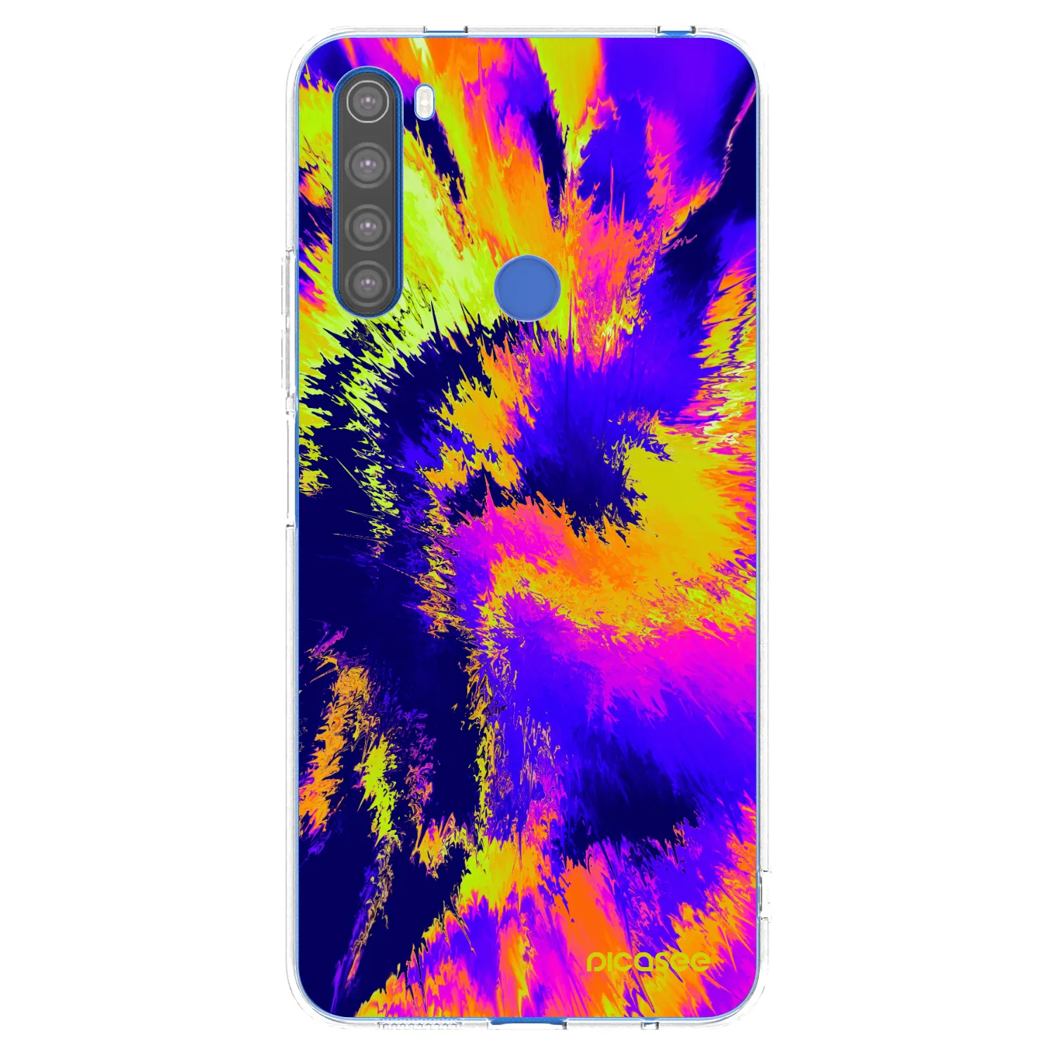 Picasee silikonový průhledný obal pro Xiaomi Redmi Note 8T - Burn
