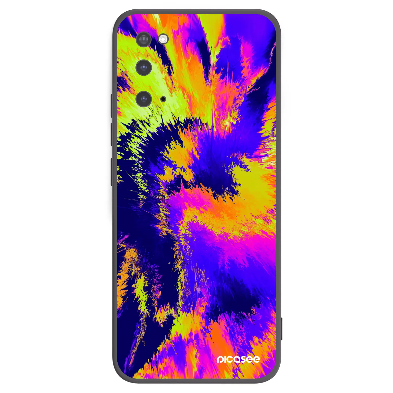 Picasee silikonový černý obal pro Samsung Galaxy S20 G980F - Burn