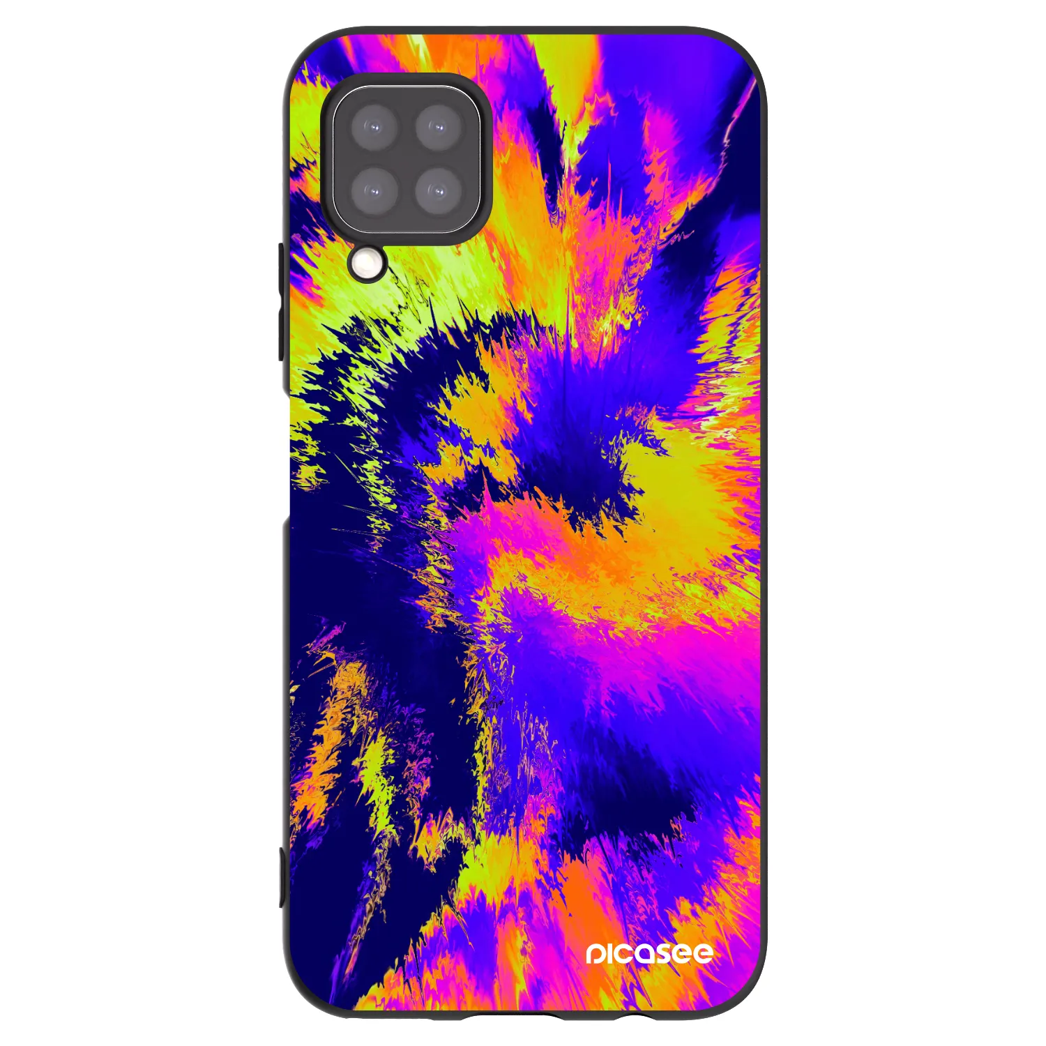 Picasee silikonový černý obal pro Huawei P40 Lite - Burn