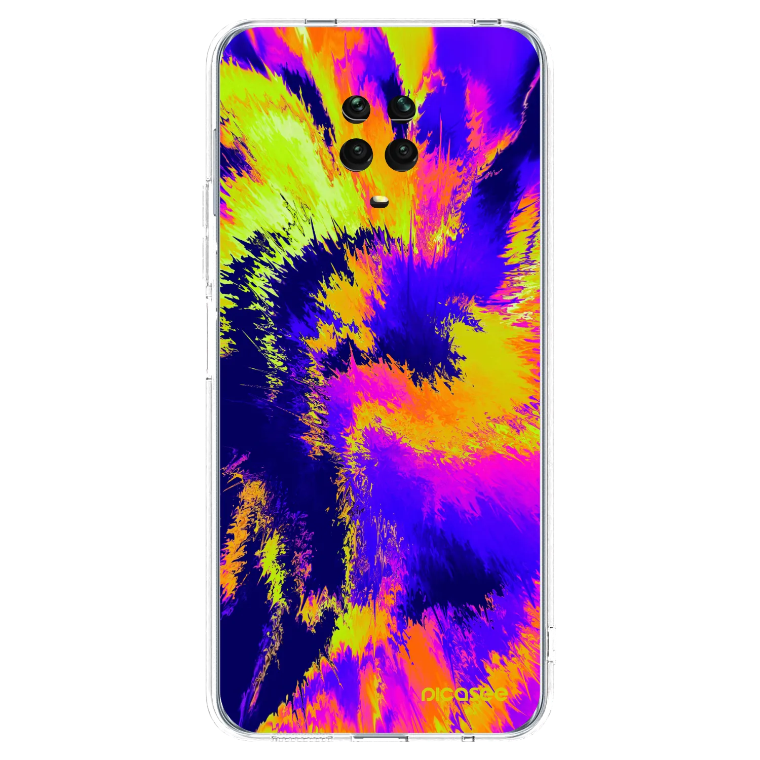 Picasee silikonový průhledný obal pro Xiaomi Redmi Note 9 Pro - Burn