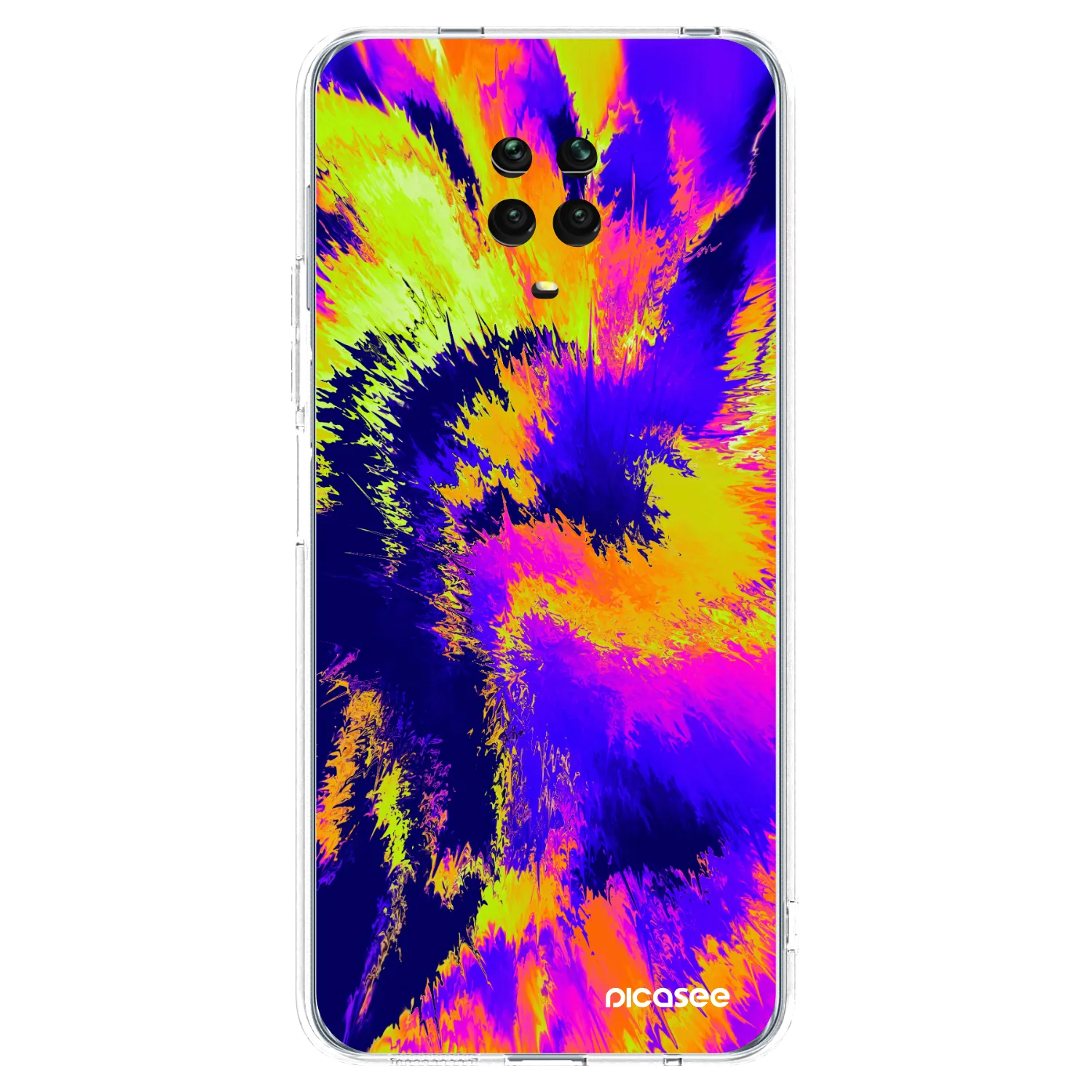Picasee silikonový průhledný obal pro Xiaomi Redmi Note 9S - Burn