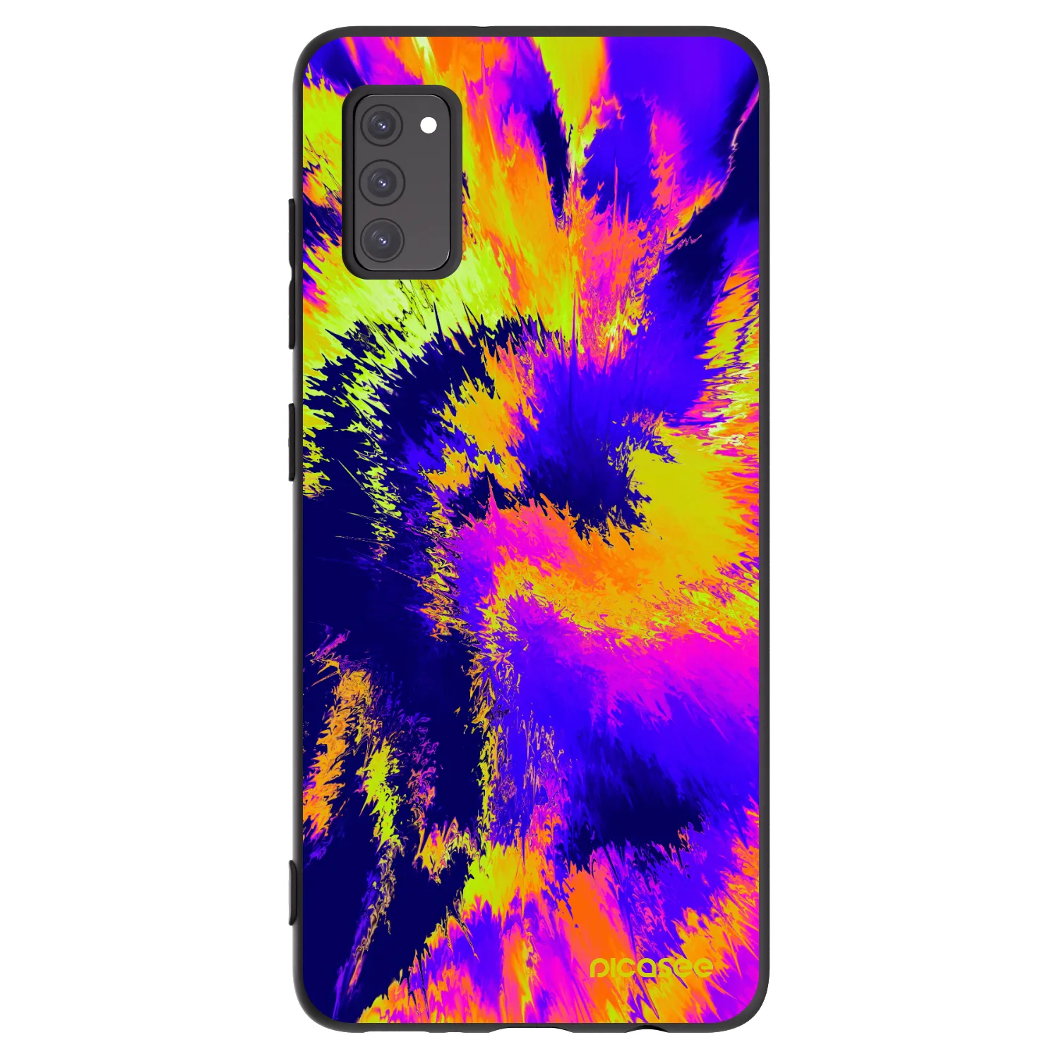 Picasee silikonový černý obal pro Samsung Galaxy A41 A415F - Burn
