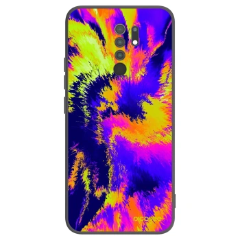 Picasee silikonový černý obal pro Xiaomi Redmi 9 - Burn