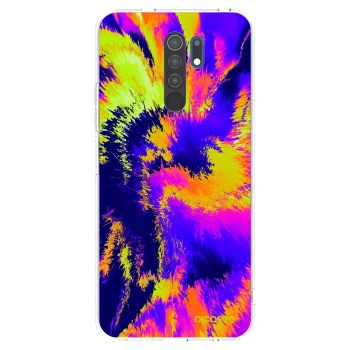Picasee silikonový průhledný obal pro Xiaomi Redmi 9 - Burn
