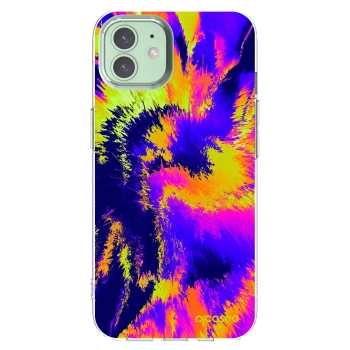 Picasee silikonový průhledný obal pro Apple iPhone 12 - Burn